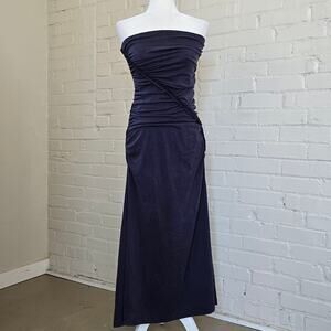 Anthropologie Celandine Ruched Strapless Bodycon Dress ┃M┃Whimsigoth, Date night